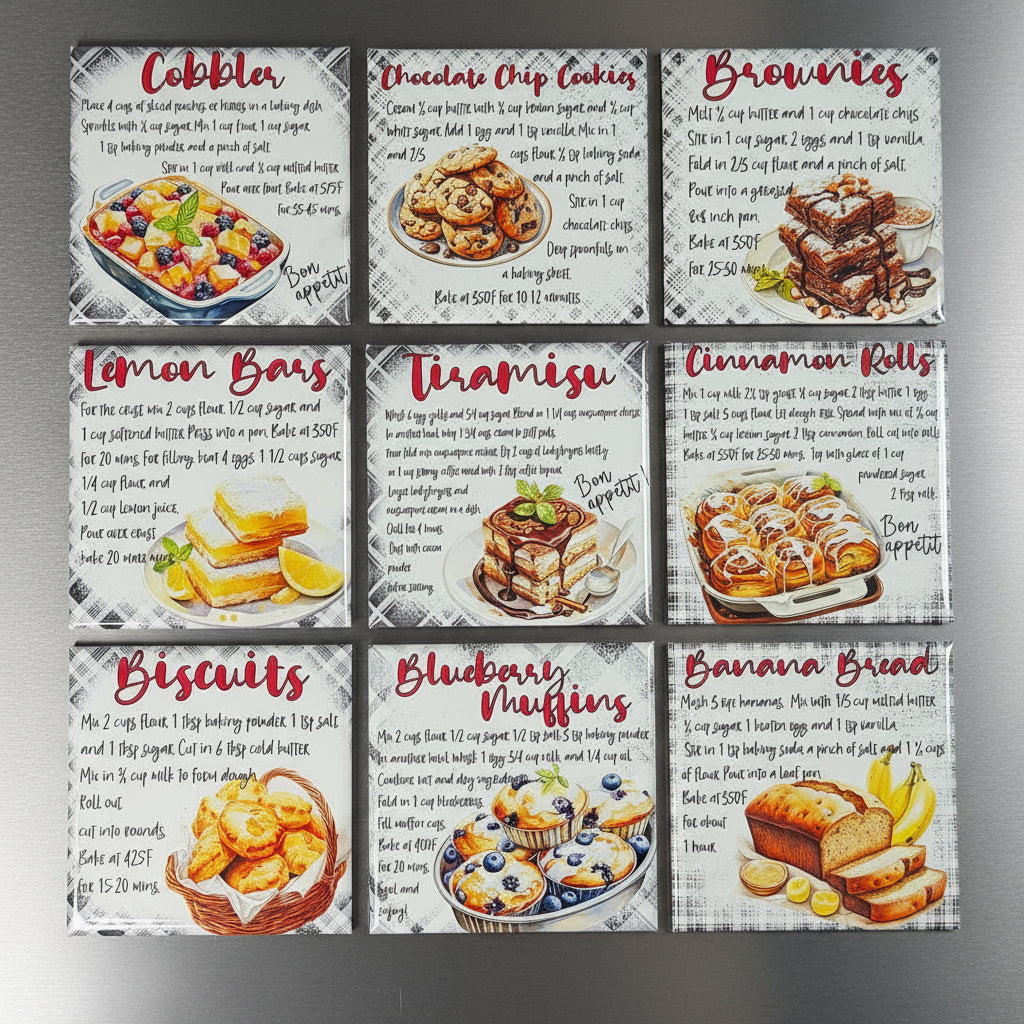 Recipe Magnets