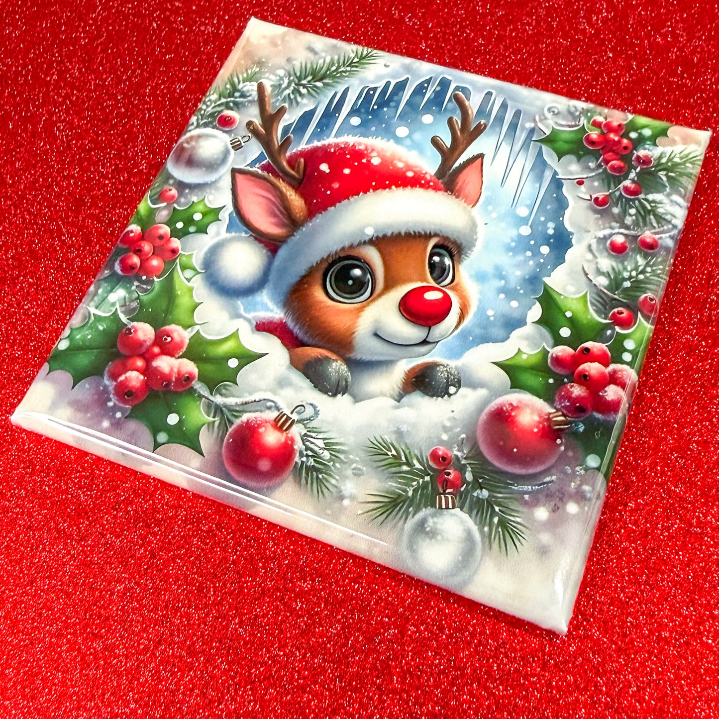 Winter Holiday Animal Magnets